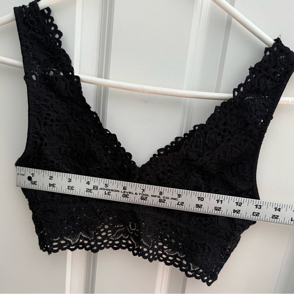 Poof! | Black Crochet Bralette | Fits Medium/Large - Picture 4 of 5